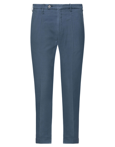 Shop Michael Coal Man Pants Blue Size 33 Cotton, Elastane