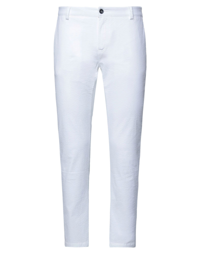 Shop En Avance Man Pants White Size 32 Cotton