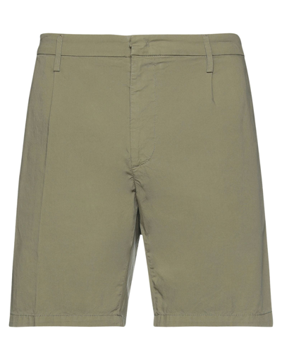 Shop Dondup Shorts & Bermuda Shorts In Military Green