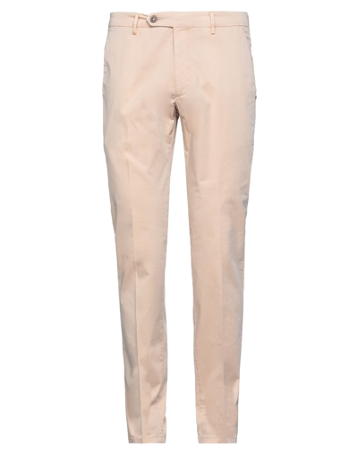 Shop Michael Coal Man Pants Light Pink Size 30 Cotton, Elastane