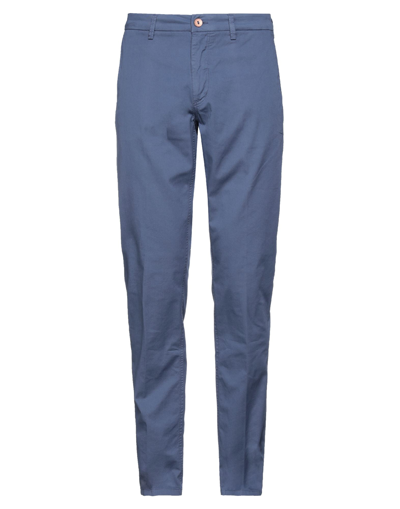 Shop Fradi Pants In Slate Blue