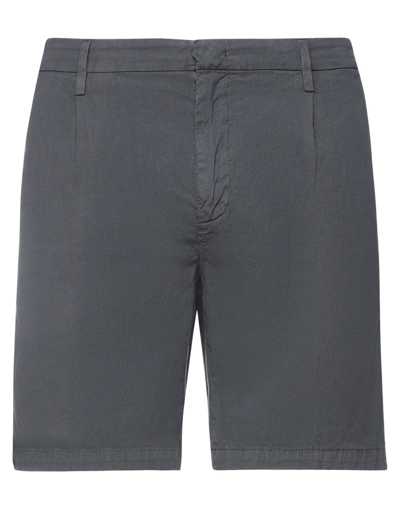 Shop Dondup Shorts & Bermuda Shorts In Steel Grey