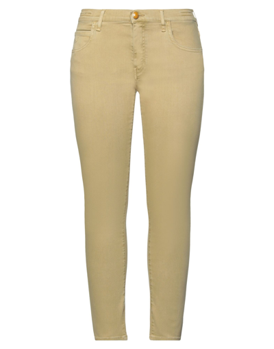 Shop Jacob Cohёn Woman Jeans Ocher Size 25 Lyocell, Cotton, Polyester, Elastane In Yellow