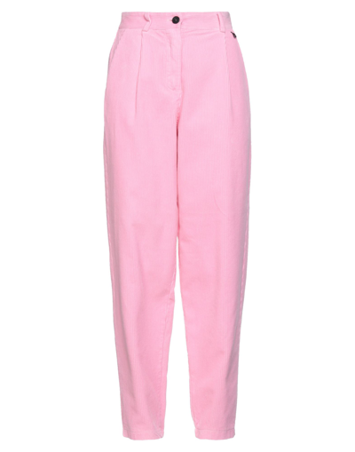 Shop Dixie Woman Pants Pink Size L Cotton