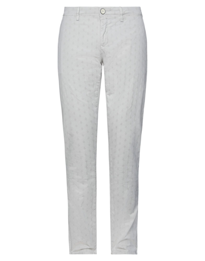 Shop Siviglia Man Pants Light Grey Size 38 Cotton, Elastane