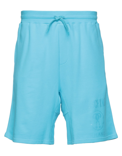 Shop Moschino Shorts & Bermuda Shorts In Azure