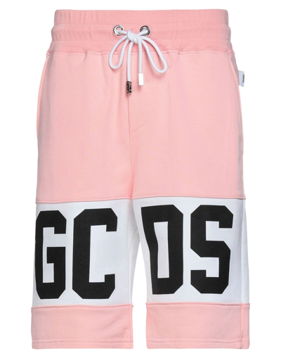 Shop Gcds Shorts & Bermuda Shorts In Pink