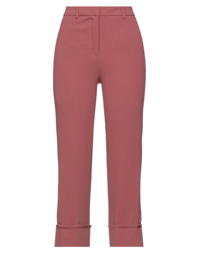 Shop L'autre Chose L' Autre Chose Woman Pants Pastel Pink Size 8 Polyester