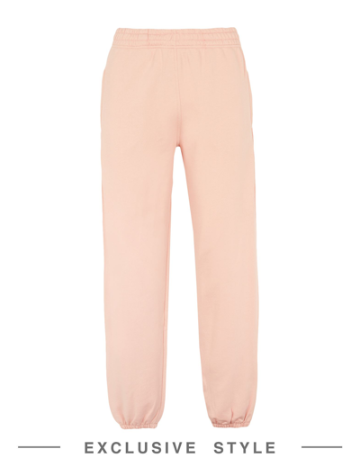 Shop Les Girls Les Boys X Yoox Loopback Loose Fit Jogger Man Pants Pink Size Xxl Cotton