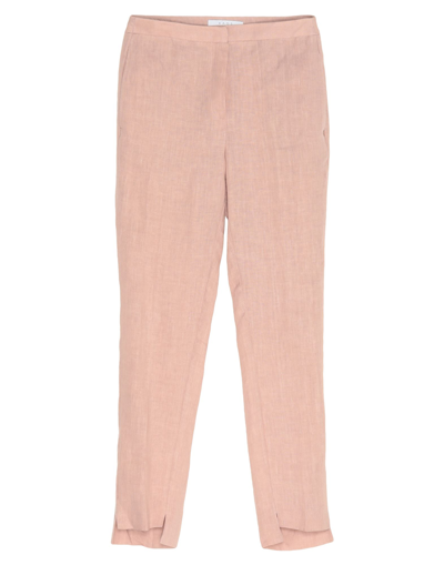 Shop Kaos Woman Pants Pink Size 12 Linen