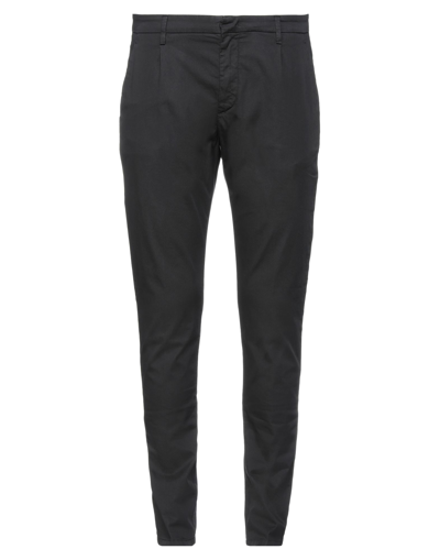 Shop Dondup Man Pants Black Size 34 Cotton, Polyester, Polyamide, Elastane