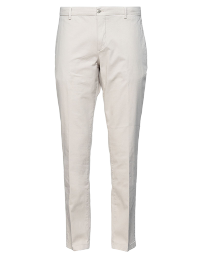 Shop Be Able Man Pants Ivory Size 42 Cotton, Elastane In White