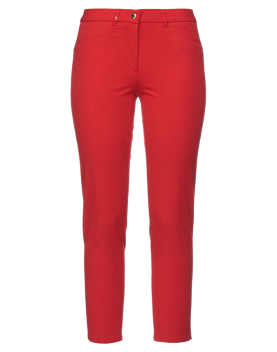 Shop Pamela Henson Woman Pants Red Size 12 Cotton, Elastane