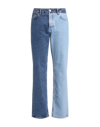 Shop Jjxx By Jack & Jones Woman Jeans Blue Size 25w-30l Cotton