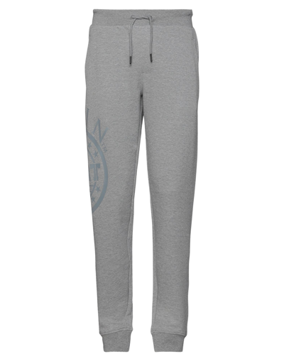 Shop Plein Sport Man Pants Grey Size Xxl Cotton, Polyester