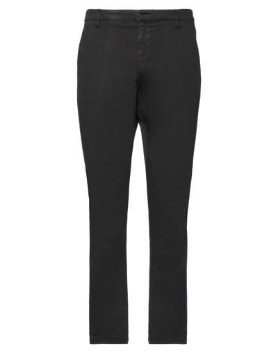 Shop Dondup Man Pants Black Size 26 Cotton, Elastane