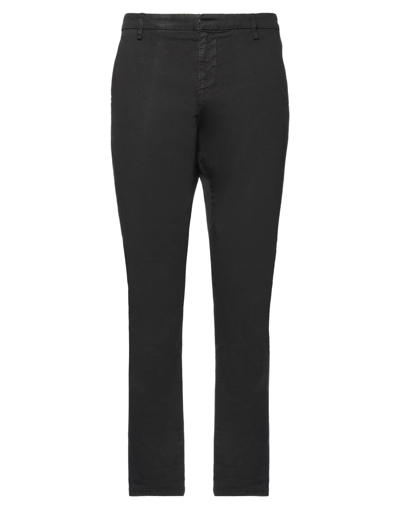 Dondup Belt-loop Trousers In Black