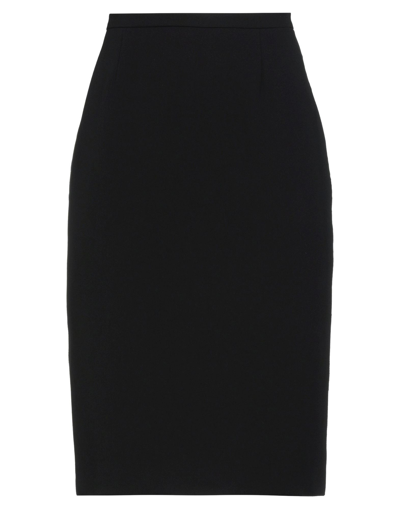 Max Mara Midi Skirts In Black