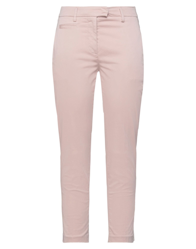 Shop Dondup Woman Pants Blush Size 31 Cotton, Elastane In Pink