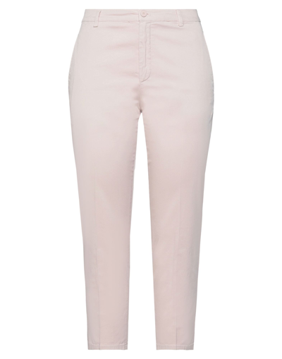 Shop Dondup Woman Pants Pink Size 31 Cotton, Elastane