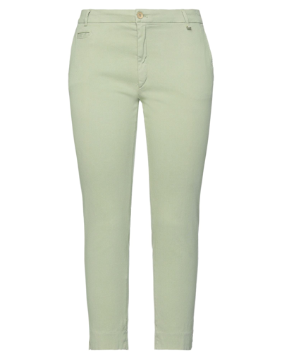 Shop Mason's Woman Pants Light Green Size 4 Cotton, Lyocell, Elastane