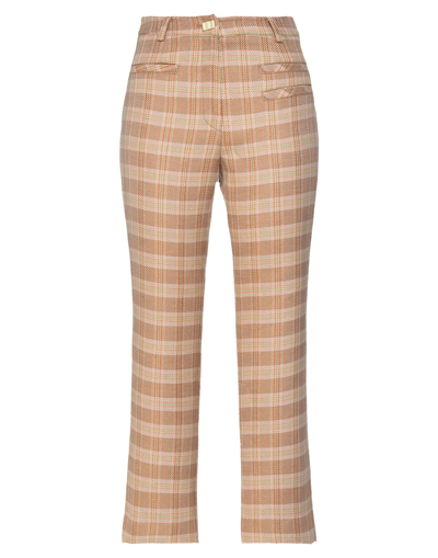 Shop Rejina Pyo Woman Pants Camel Size 10 Ecovero Viscose, Recycled Linen, Organic Cotton, Polyester In Beige