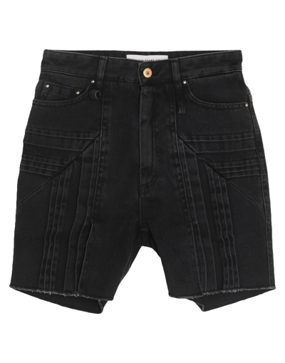 Shop Matthew Adams Dolan Woman Denim Shorts Black Size 10 Cotton