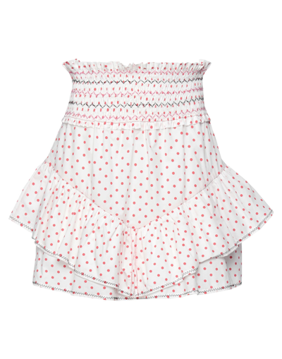 Shop Soallure Woman Mini Skirt Red Size 8 Cotton