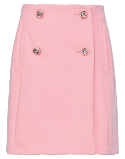 Shop Prada Mini Skirts In Pink