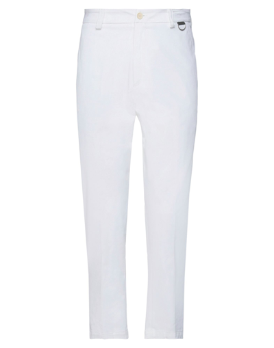 Shop Low Brand Man Pants White Size 32 Cotton, Elastane