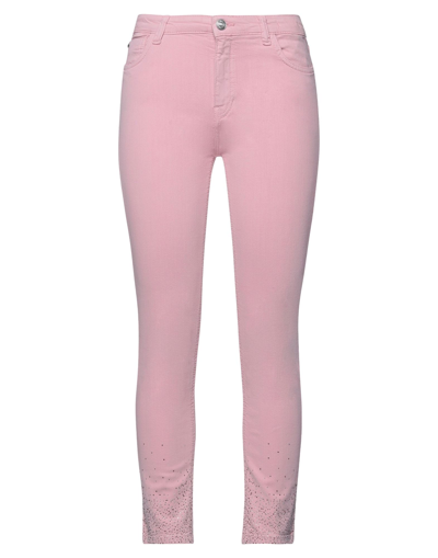 Shop My Twin Twinset Woman Jeans Pink Size 27 Cotton, Viscose, Elastane