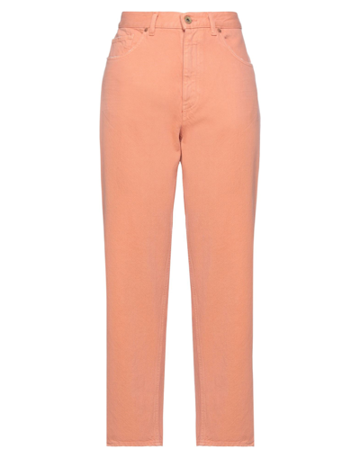 Shop Pence Woman Jeans Orange Size 26 Cotton