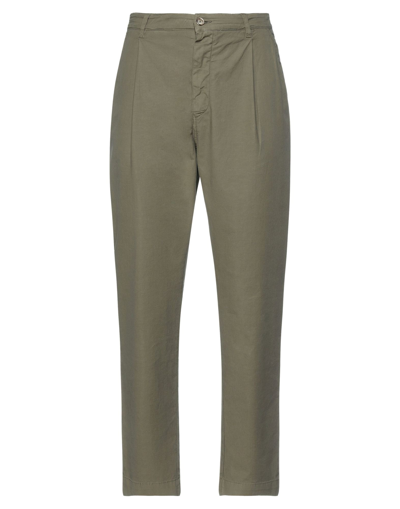 Shop Brooksfield Pants In Military Green