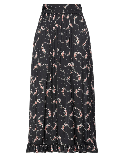 Shop Paco Rabanne Rabanne Woman Midi Skirt Black Size 12 Polyester