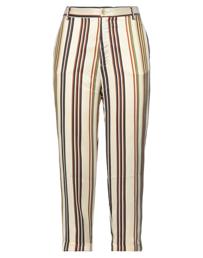 Shop Mason's Woman Pants Sand Size 6 Acetate, Polyamide In Beige