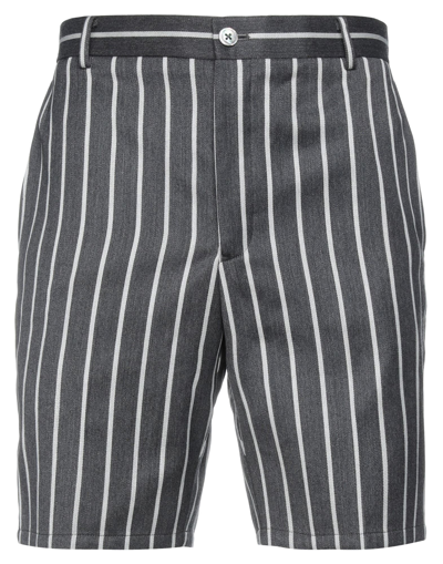 Shop Thom Browne Shorts & Bermuda Shorts In Steel Grey