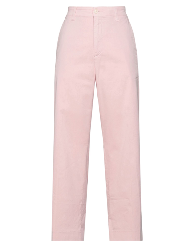 Shop Haikure Woman Pants Pink Size 27 Cotton, Elastane
