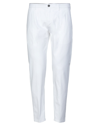 Shop Department 5 Man Cropped Pants White Size 30 Cotton, Elastane
