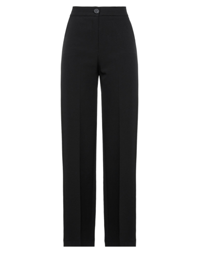 Shop Maryley Woman Pants Black Size 4 Polyester, Elastane