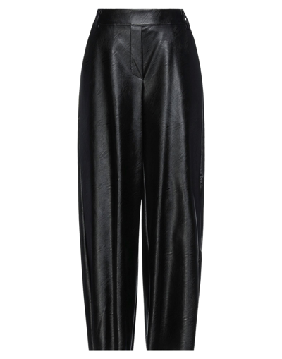 Shop Mimosa Woman Pants Black Size 3 Polyester, Elastic Fibres