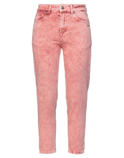 Shop Berna Woman Jeans Salmon Pink Size 6 Cotton, Elastane