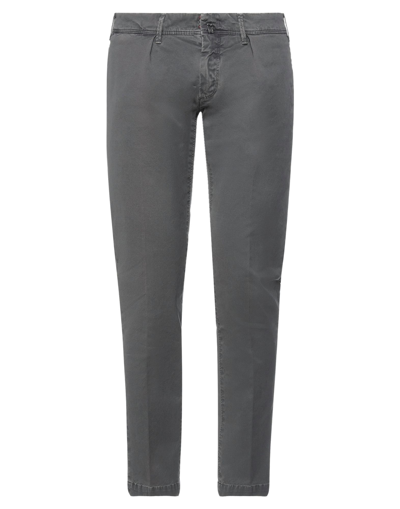 Shop Lbm L. B.m. 1911 Man Pants Grey Size 40 Cotton, Elastane