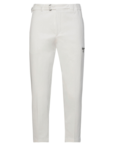 Shop Be Able Man Pants White Size 31 Cotton, Elastane