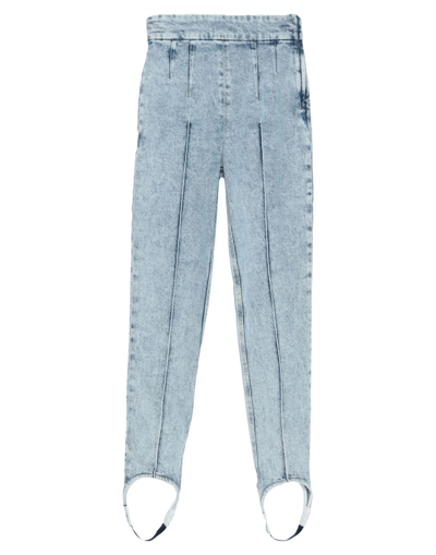 Shop Isabel Marant Woman Jeans Blue Size 6 Cotton, Elastane