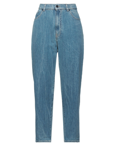 Shop Ind Milano Woman Jeans Blue Size 28 Cotton