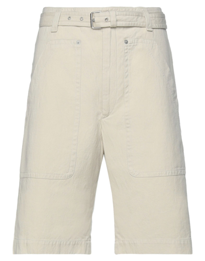 Shop Isabel Marant Man Shorts & Bermuda Shorts Beige Size 38 Cotton, Linen