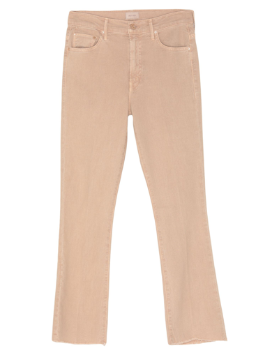 Shop Mother Jeans In Sand