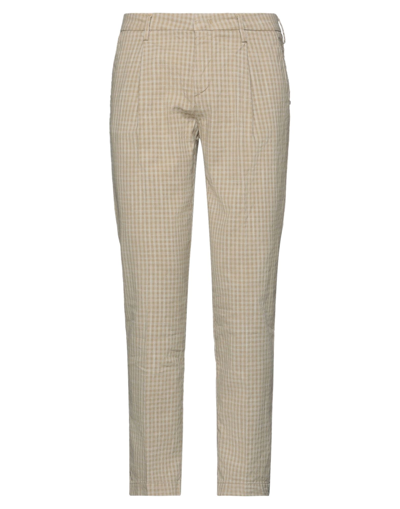 Shop Gabardine Man Pants Beige Size 31 Cotton, Linen, Polyester, Elastane