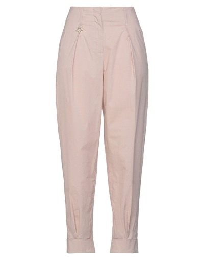 Shop Lorena Antoniazzi Woman Pants Blush Size 8 Cotton, Elastane In Pink