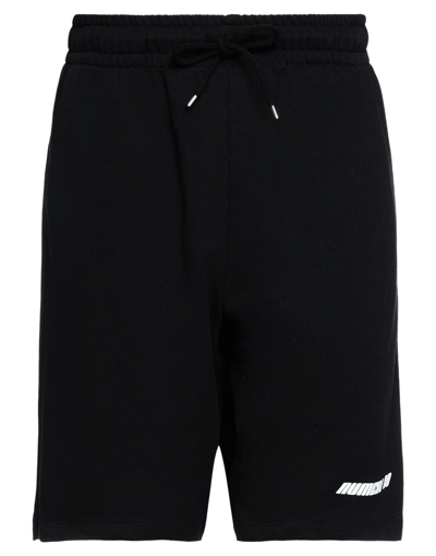 Shop Numero 00 Man Shorts & Bermuda Shorts Black Size Xl Cotton